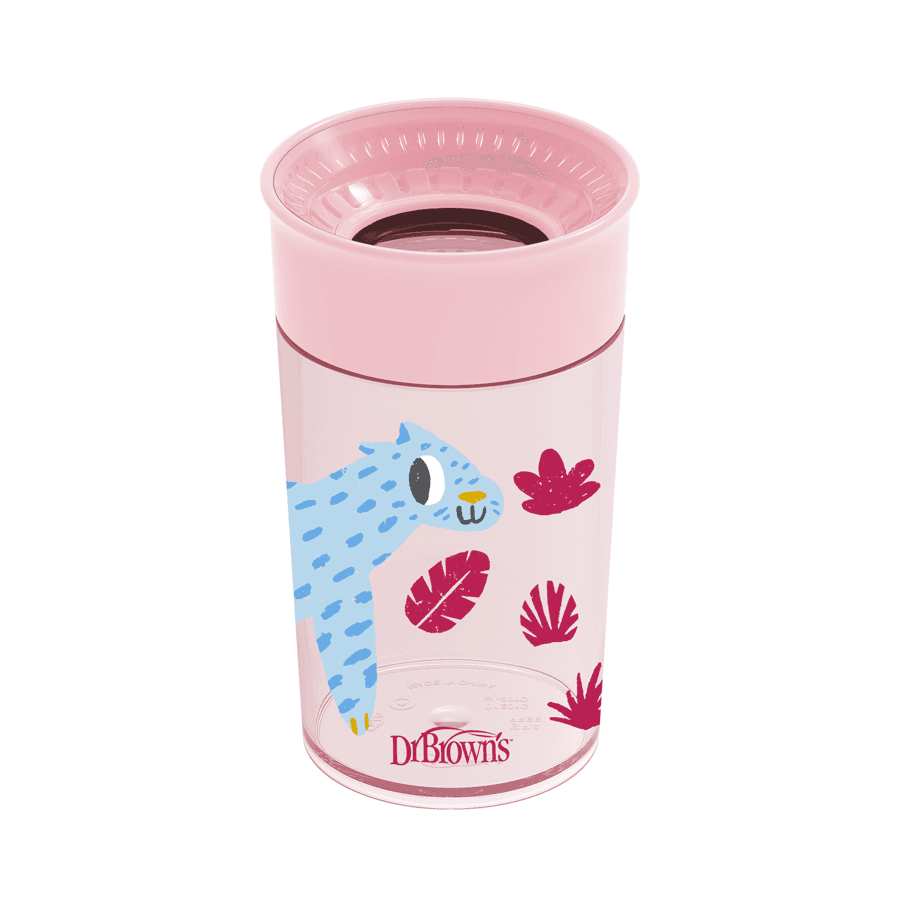 Dr.Browns Smooth Wall Cheers 360 Cup 300Ml (Pink)