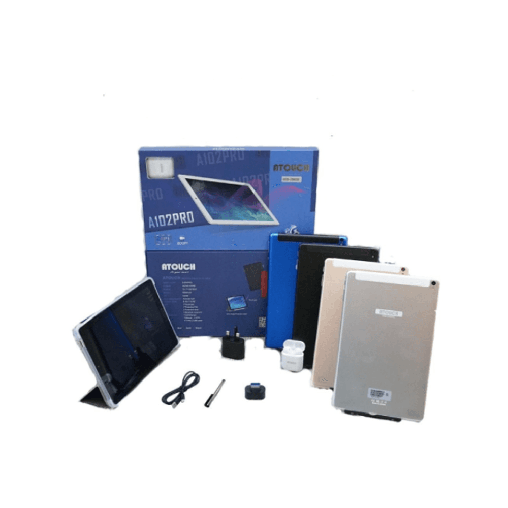 تابلت ايه تاتش A102 برو 10.1 انش6 جيجابايت 256 جيجابايت 7 أشرطة كومبو