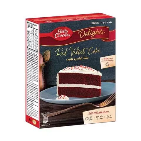 Betty Crocker Cake Mix Delights Red Velvet 395g