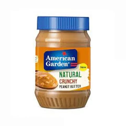 American Garden Natural Crunchy Peanut Butter 454g