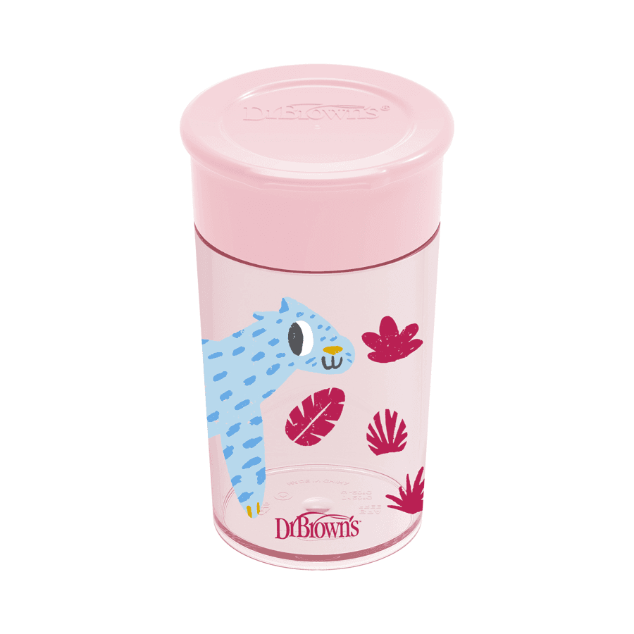 Dr.Browns Smooth Wall Cheers 360 Cup 300Ml (Pink)