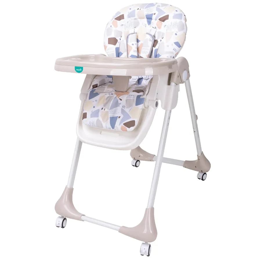 Moon Baby High Chair (White+Pink)