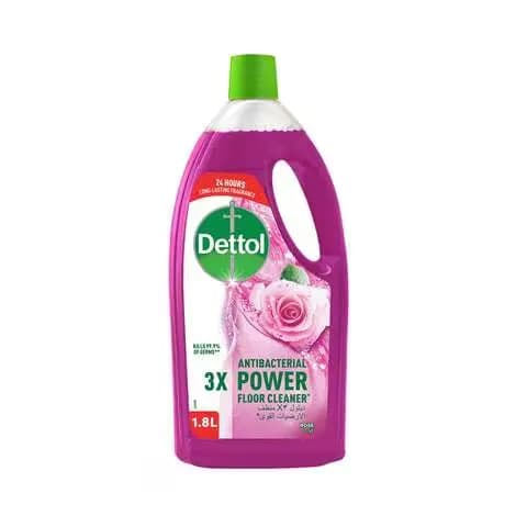 Dettol Rose Antibacterial Floor Cleaner, 1.8L