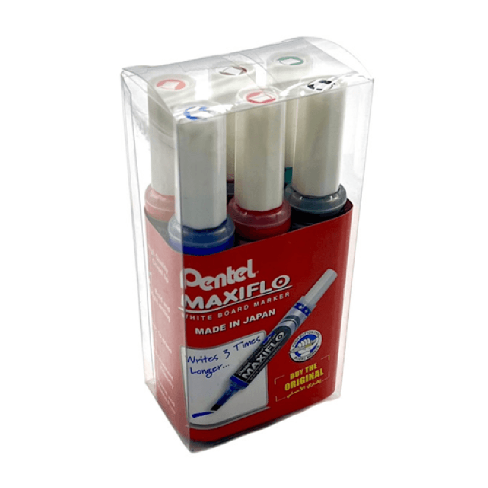 Pentel Maxiflo Whiteboard Markers 6 Pcs 6849