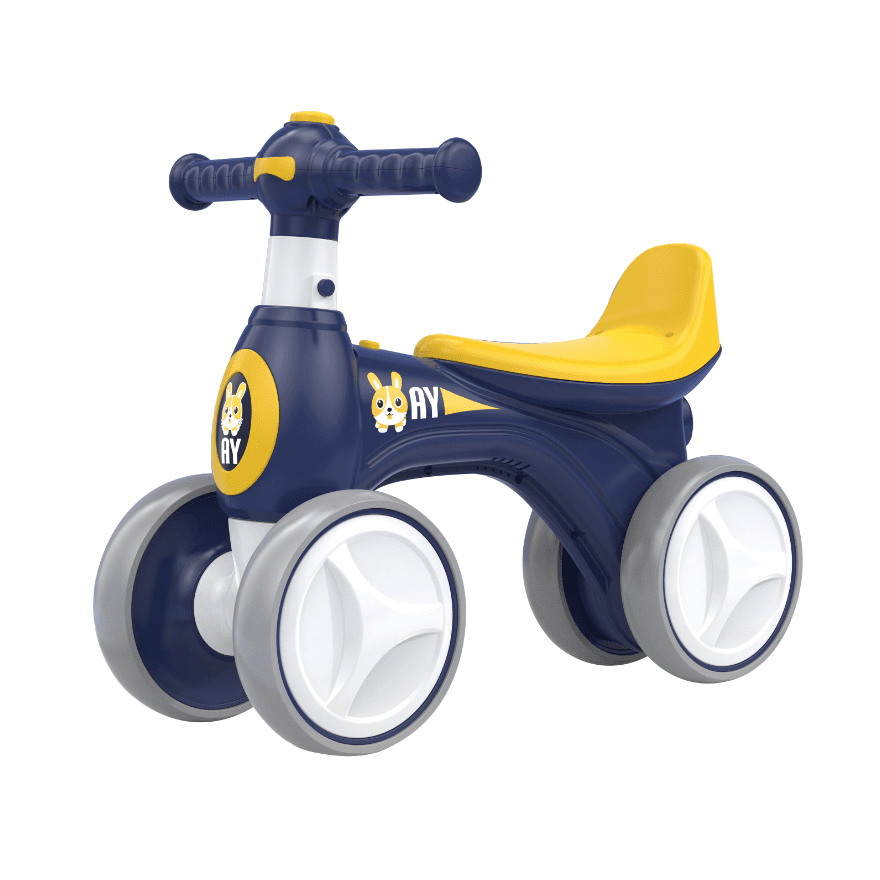 4-Wheel Ride On With Light & Music - Blue