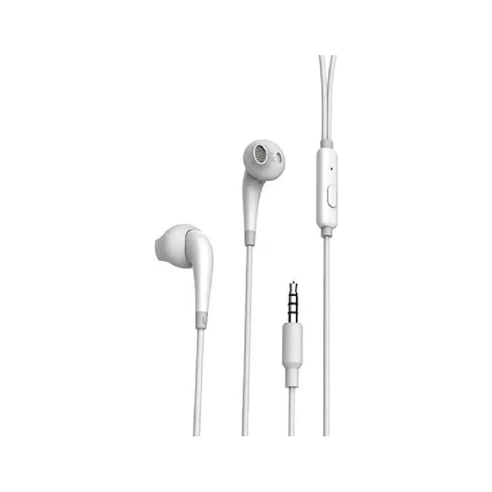 Oraimo Wired Earphones with Mic (Halo 2S) - White