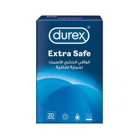 Durex Extra Safe Condom, 20 Pieces