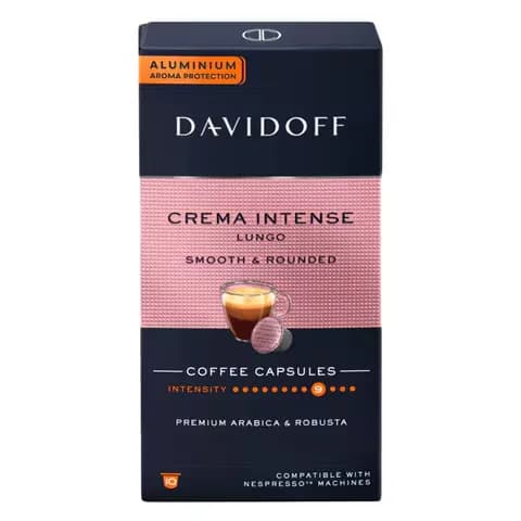 Davidoff Coffee Capsules Crema Intense Lungo Smooth And Rounded 55g