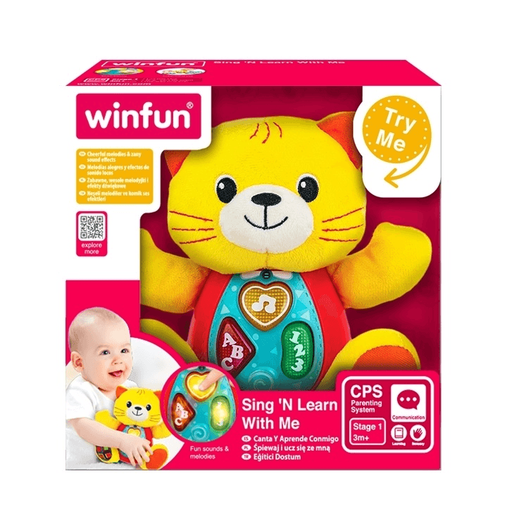 Winfun Sing N Learn With Me - Kelsey Cat