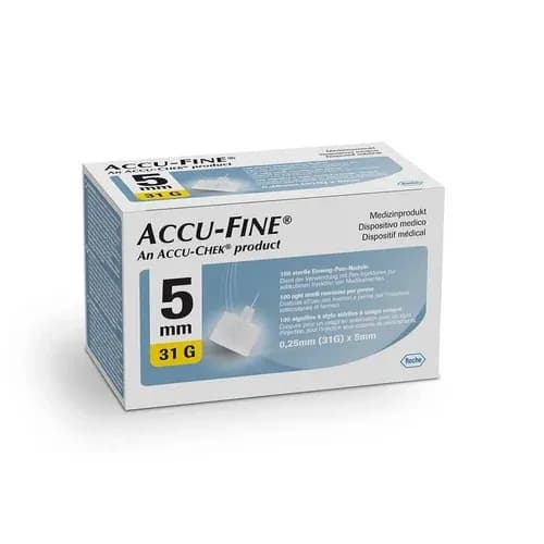 Accu-Fine 5Mm 31G Pen Needles 100'S