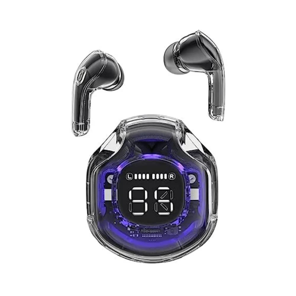 Acefast T8 In-Ear Bluetooth Handsfree Headphone With Charging Case Bright Black