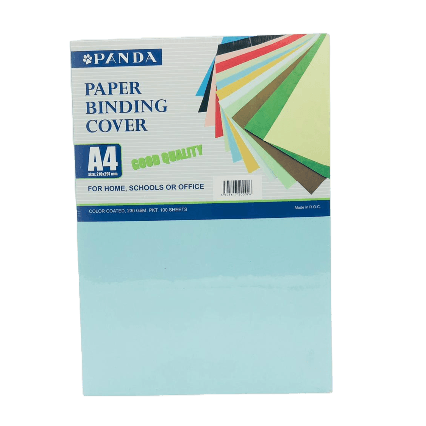 Panda Paper Binding Cover A4 - Light Blue