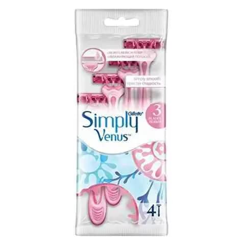 Gillette Simply Venus Disposable Razor 4 Pieces