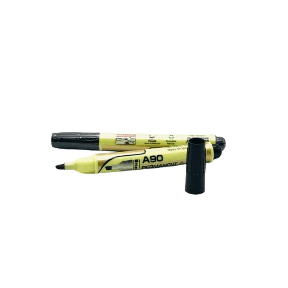 Panda Permanent Marker Chisel Tip Black A90