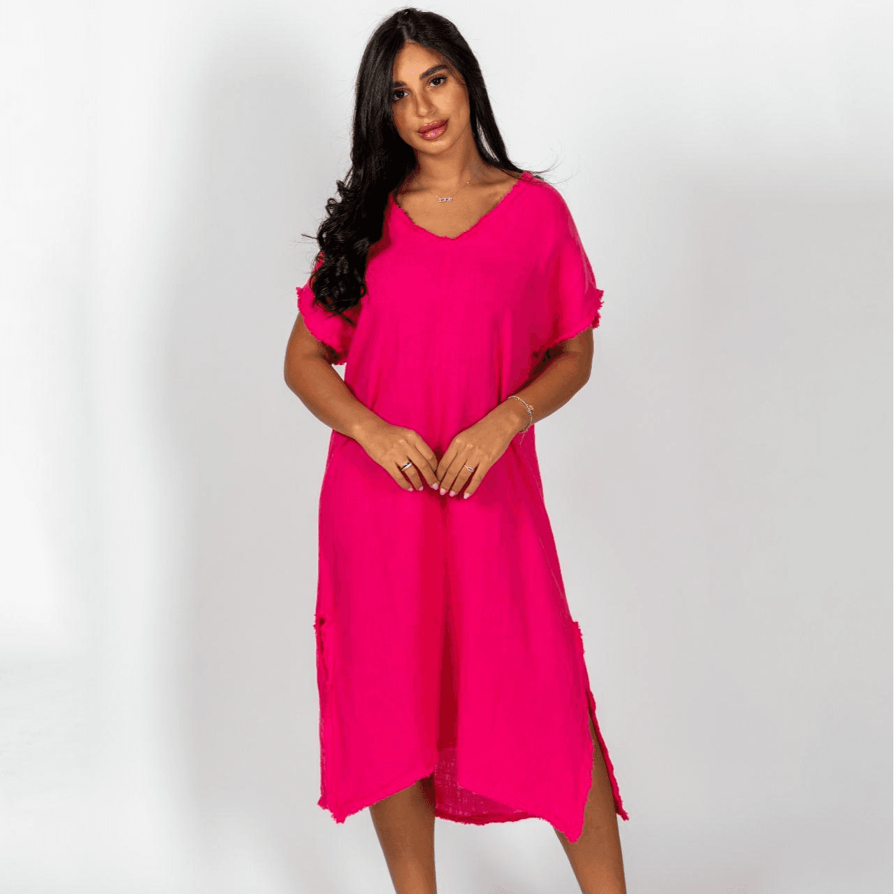 Lartiste Linen Dress Freesize 