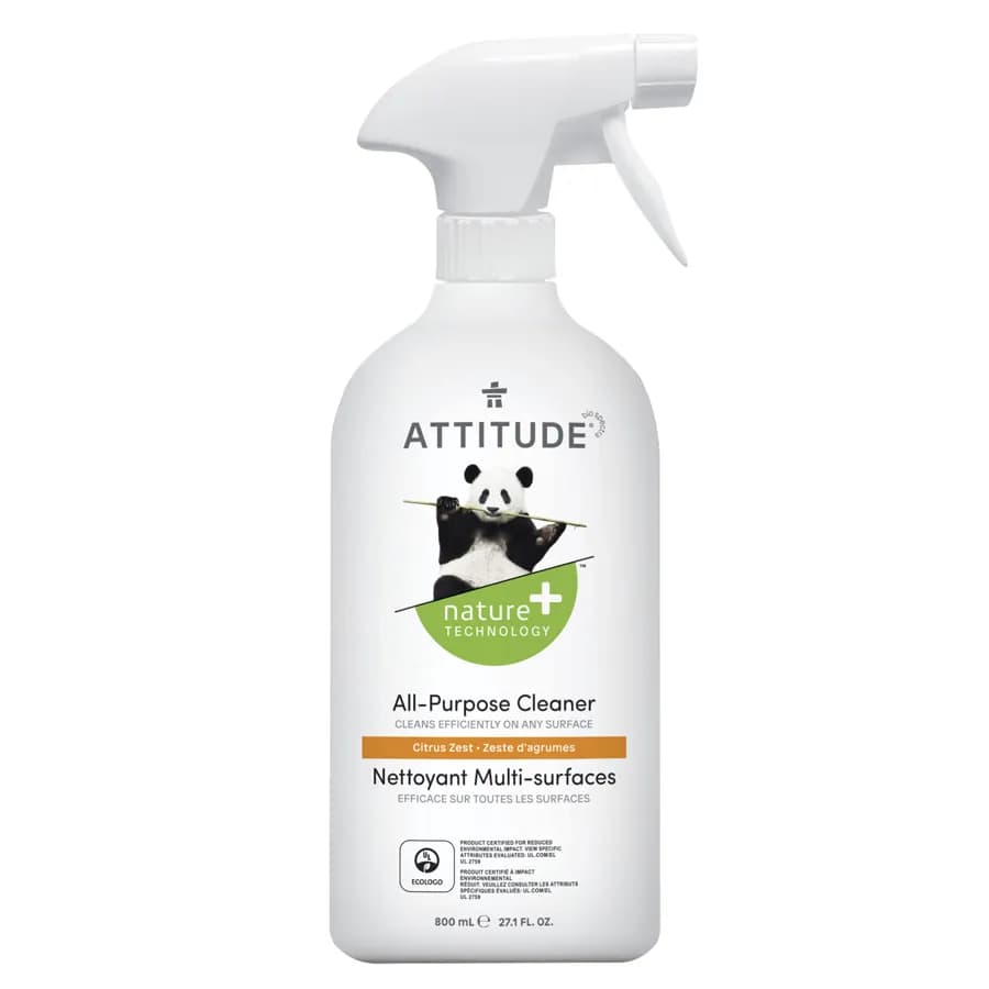 Attitude Nature+ All Purpose Cleaner, Citrus Zest 800Ml