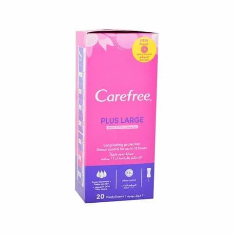 Carefree Panty Liners Large Fresh Scent Pack of 20