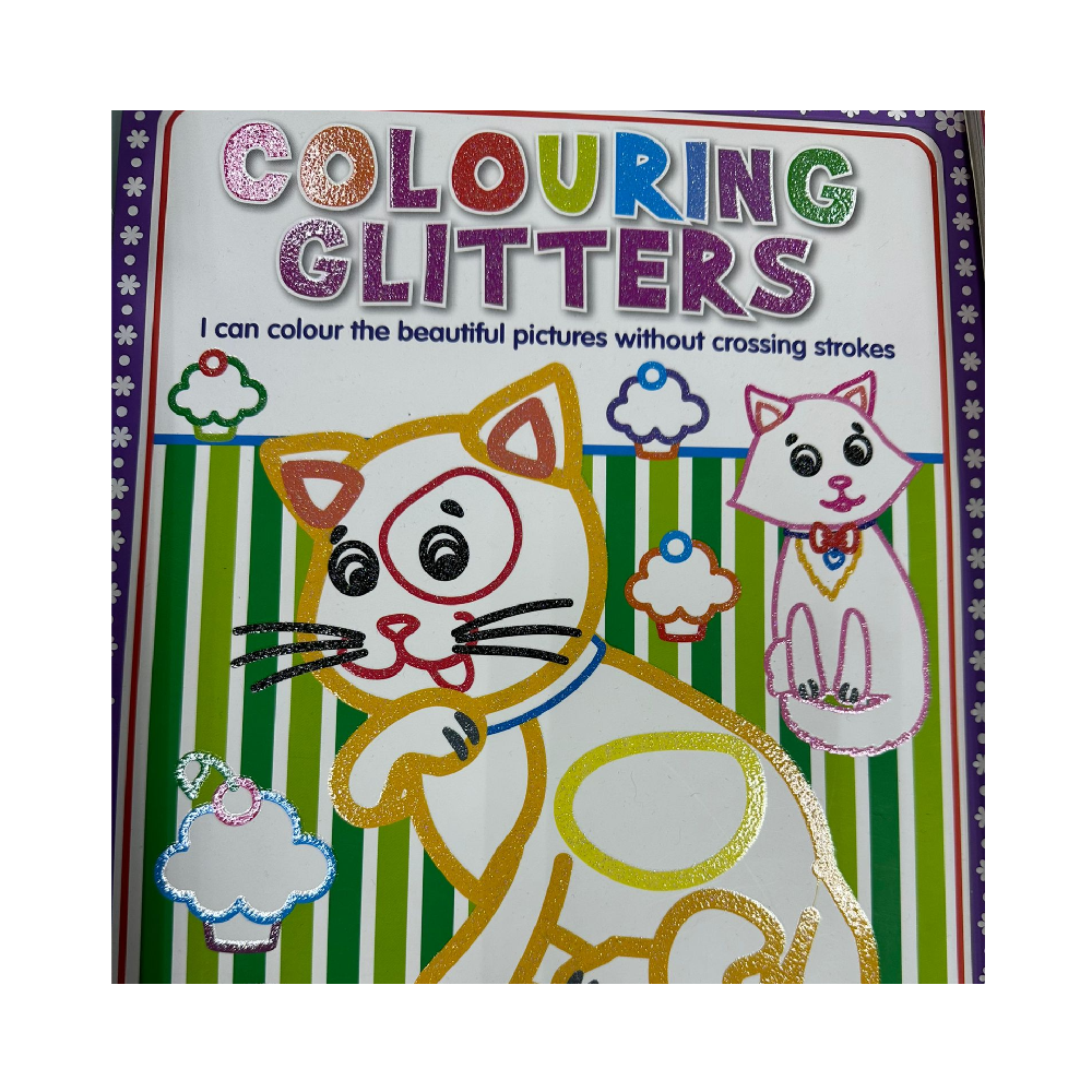 Pets Animals Coloring Glitters Set