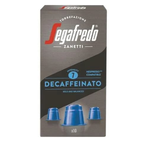 Segafredo Zanetti Espresso Perte Decaffeinated Ground Roast Espresso Coffee Capsules 51g