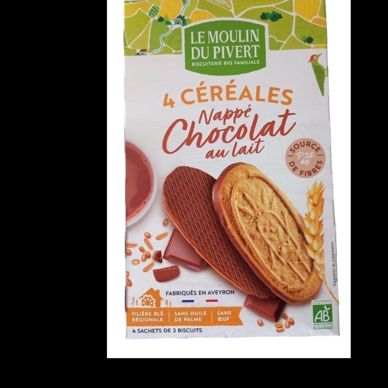 Le Moulin 4C Bisc Top W/ Milk Choco 150G