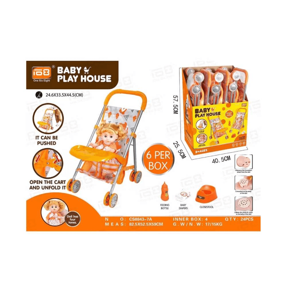 Trolley Baby Doll with Accessories