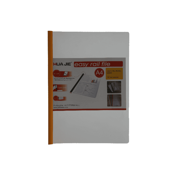 File A4 8mm Spine - Orange