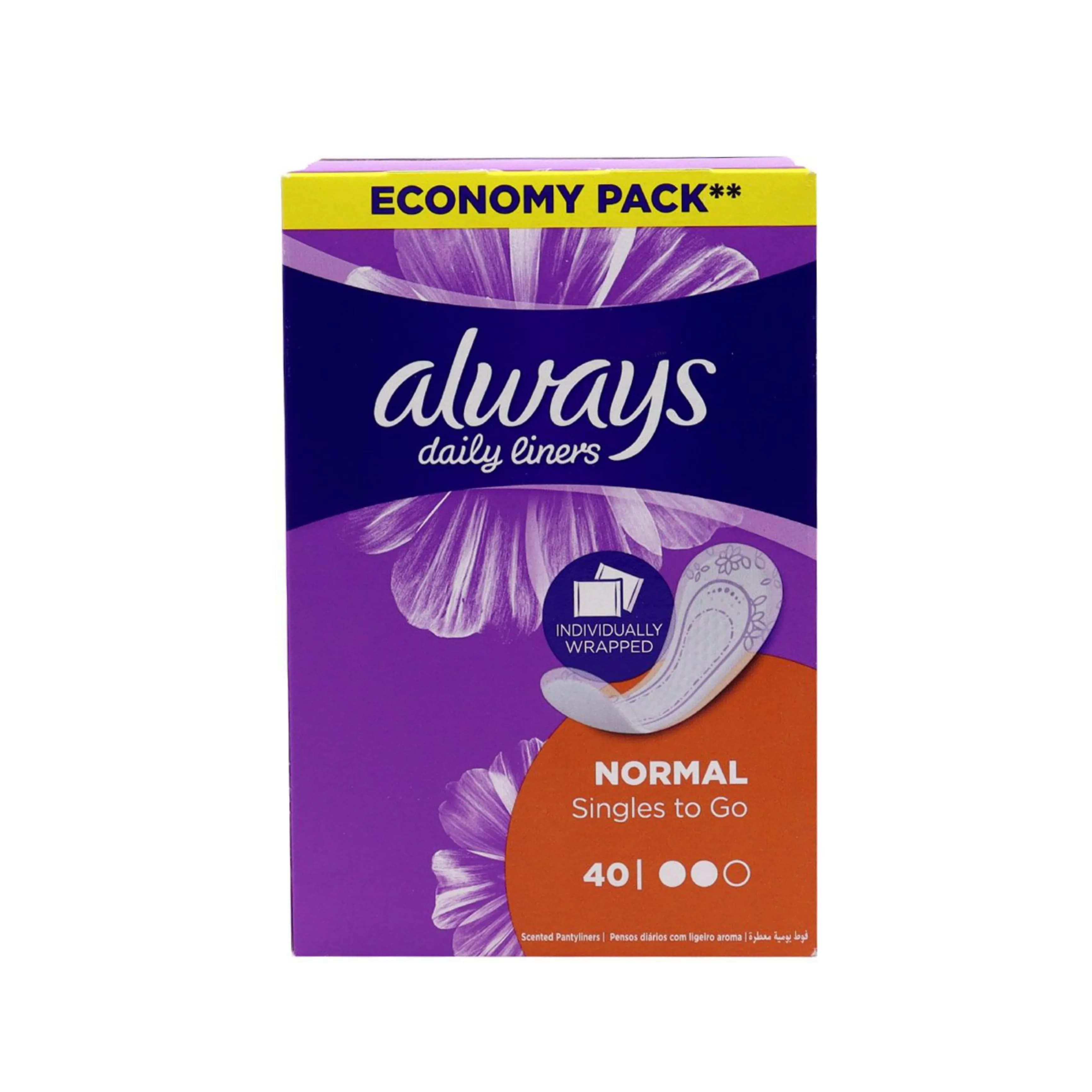 Always Daily Comfort Protect Pads 40pcs