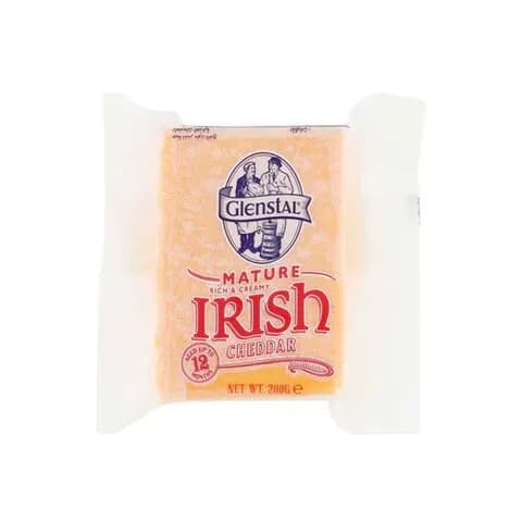 Glenstal Vintage Mature Rich & Creamy Irish Colored Cheddar 200gr