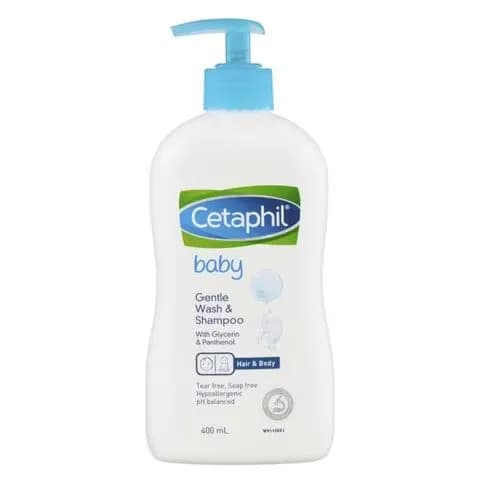 Cetaphil Baby Gentle Wash And Shampoo 400ml White