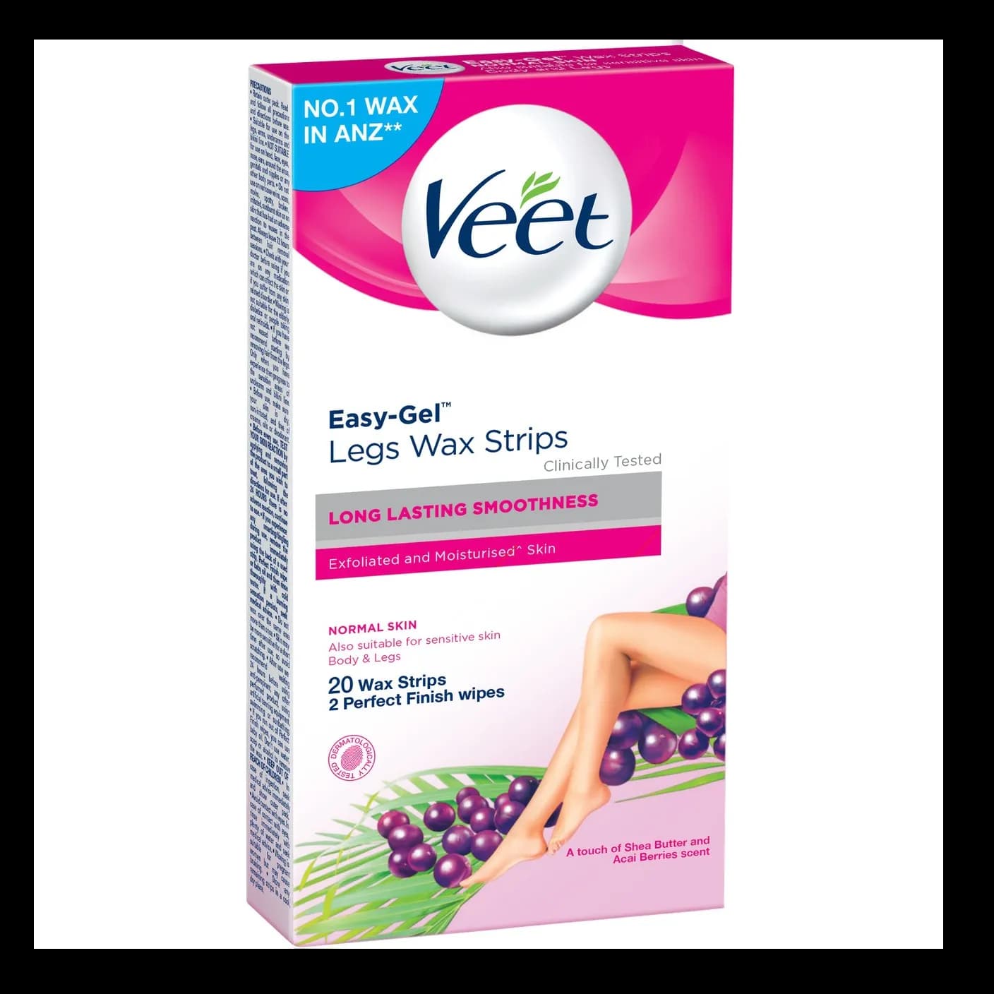 Veet Body And Legs Cold Wax Strips Normal Skin