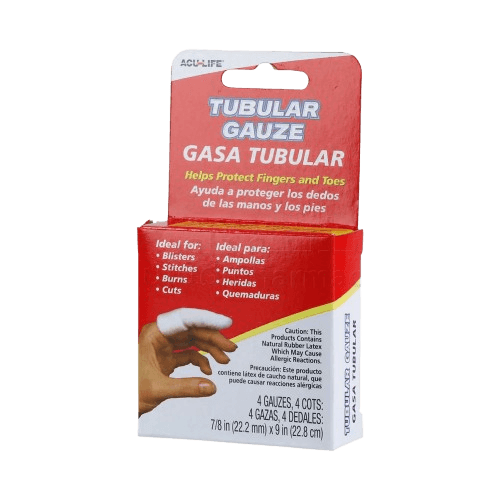 Acu-life Tubular Gauze For Fingers And Toes 4 Pieces
