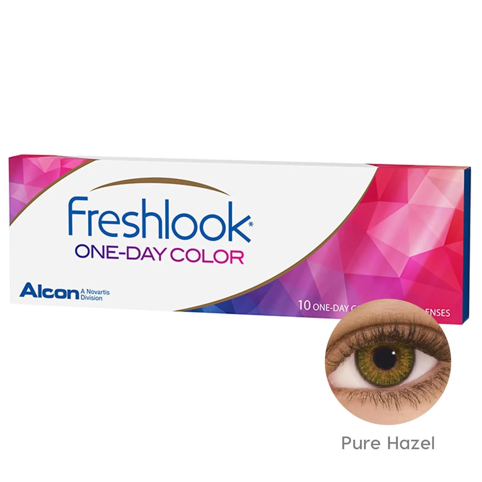 Freshlook One-Day Color Contact Lenses Pure Hazel 10's