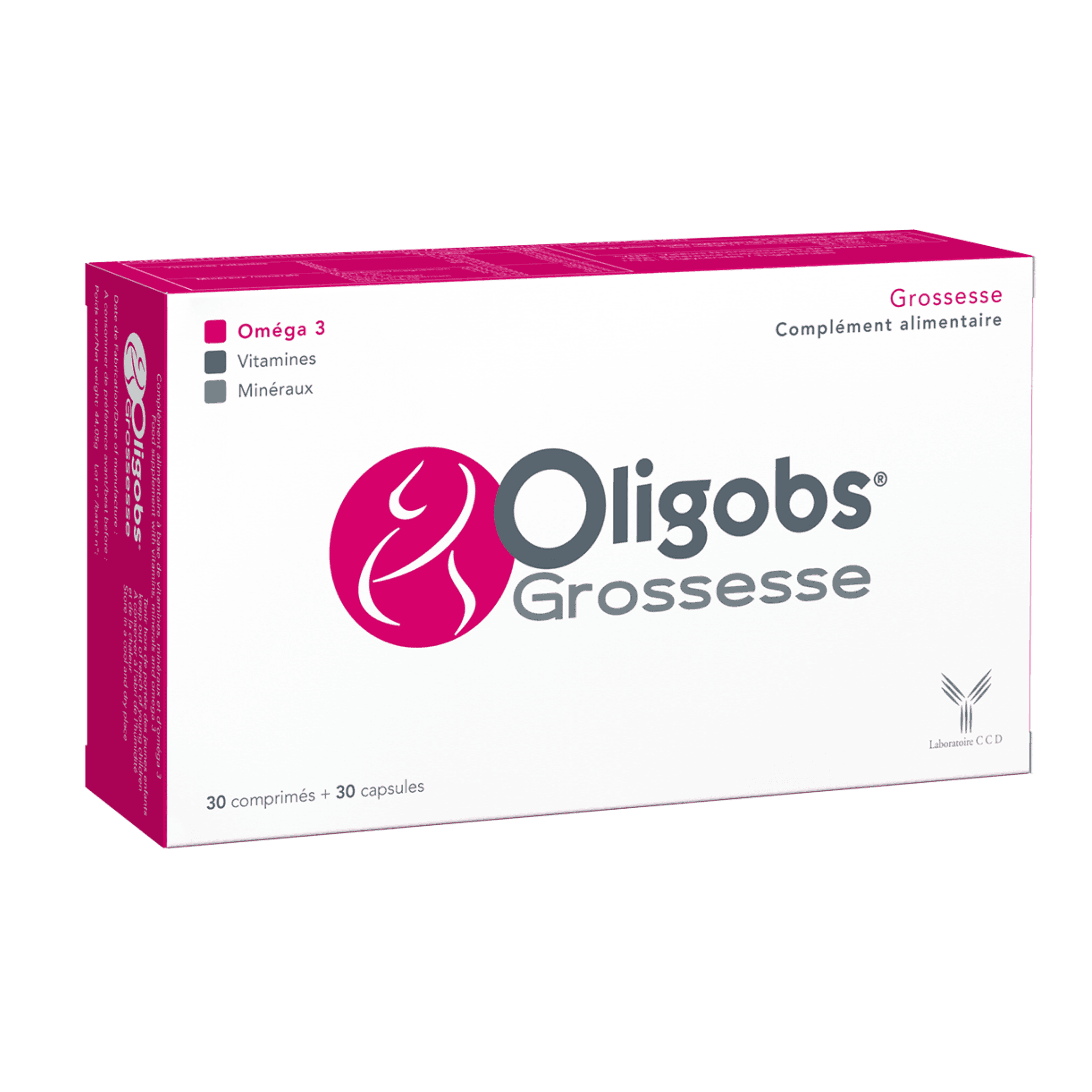 Oligobs Grossesse 30 Softgel+30tab(17295)