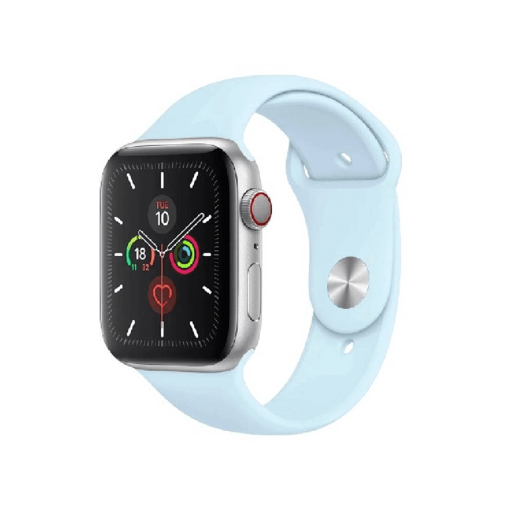 Silicone Apple Watch Band - Baby Blue