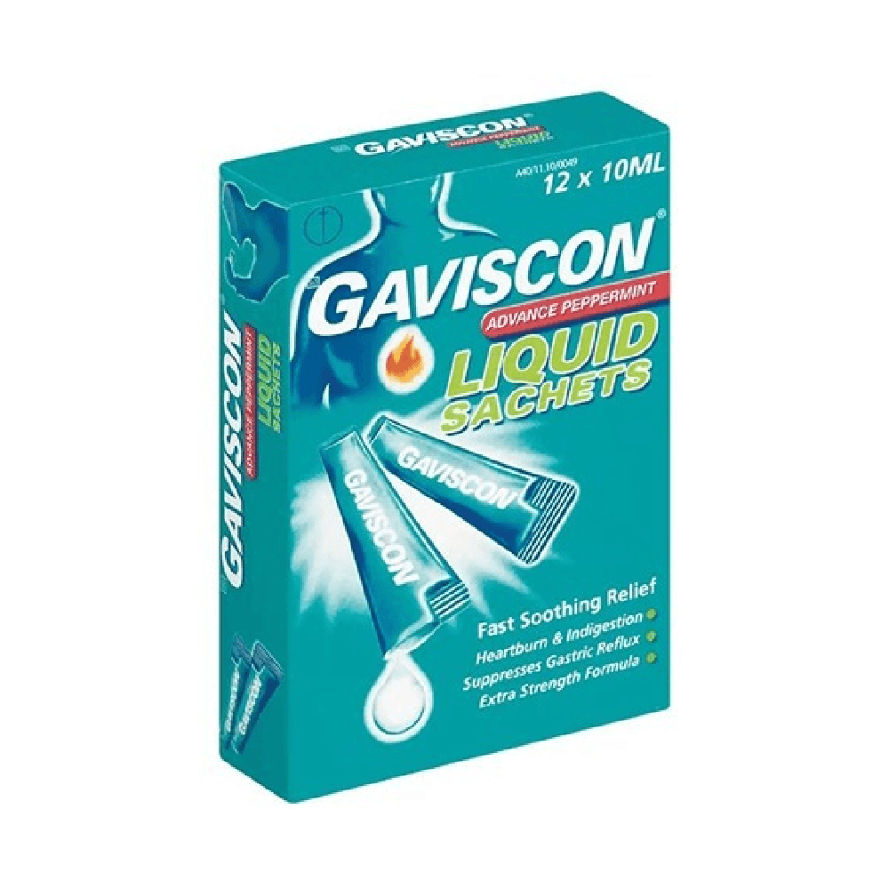 Gaviscon Advance Liquid Sachets 12's
