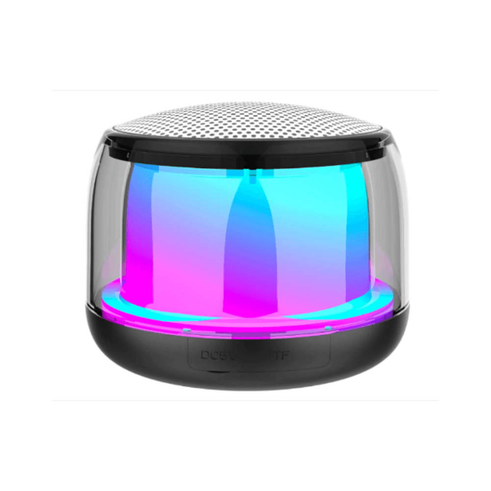Galaxy Portable Bluetooth Speaker, Wireless Speaker with Colorful Flashing Lights