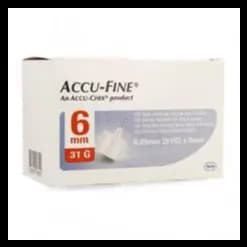 Accufine Pen Needle 0.25Mm 31G X 6Mm