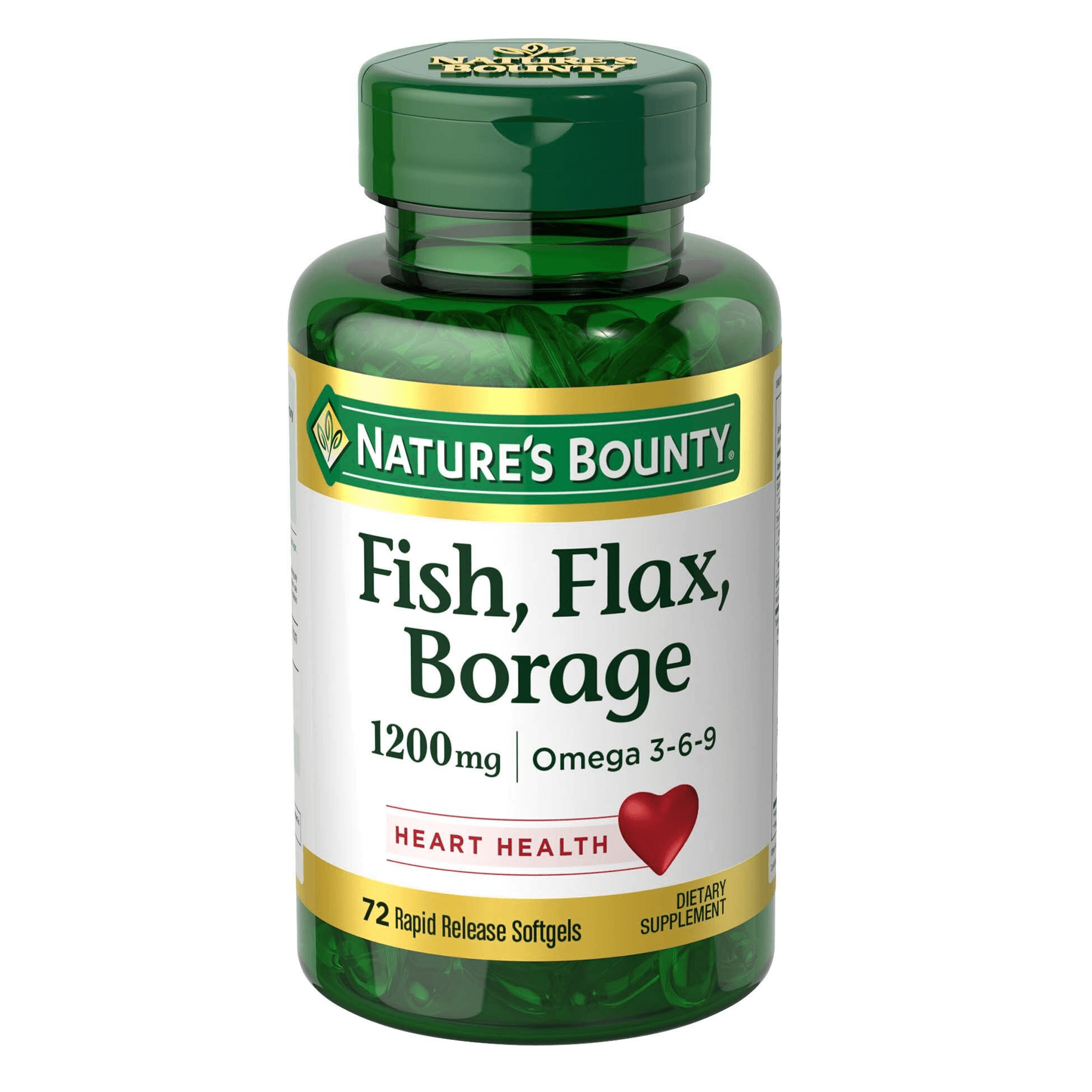 Nature S Bounty Fish Lax Borage Oil 1200 Mg Omega-369 Cap