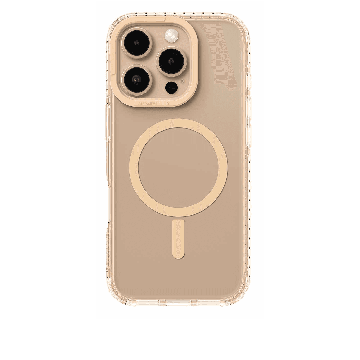كفر AmazingThing Titan Pro لايفون 16 برو / يدعم MagSafe / ضد الطيحات / روز جولد