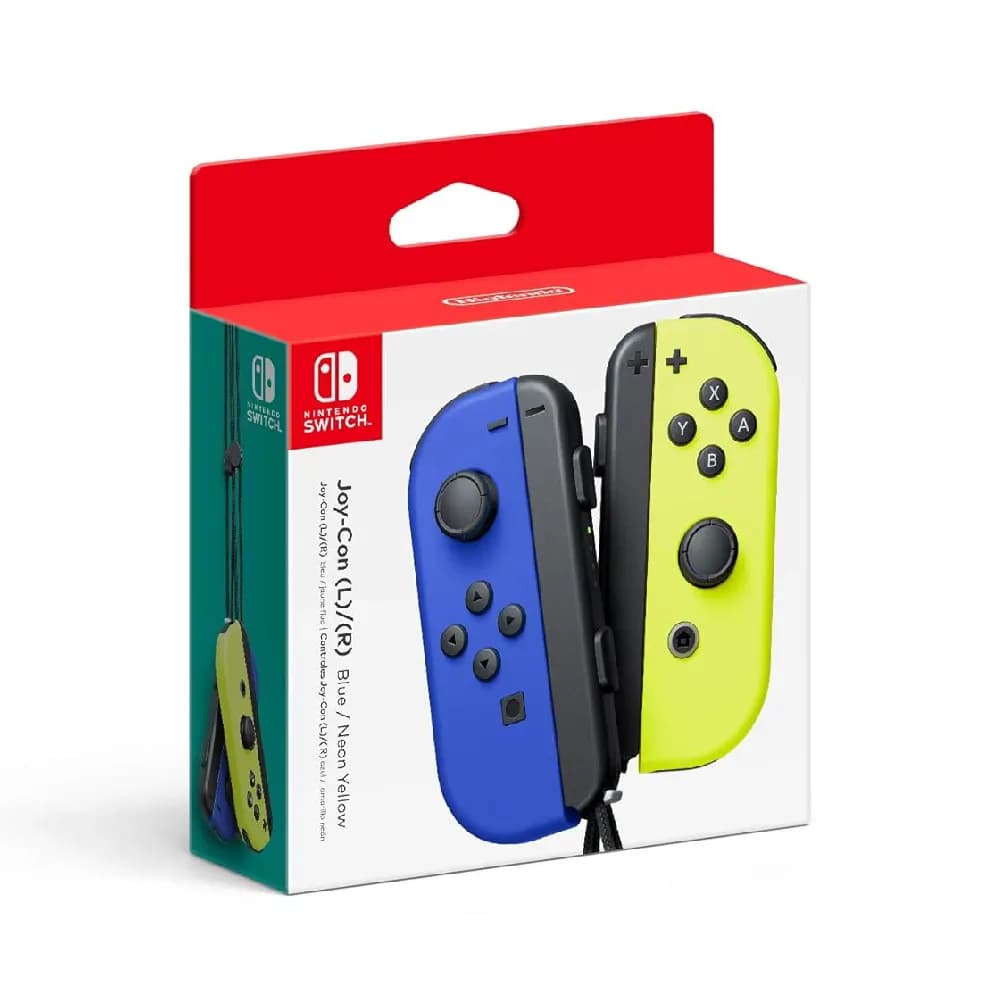 Nintendo Joy Con Blue+Yellow