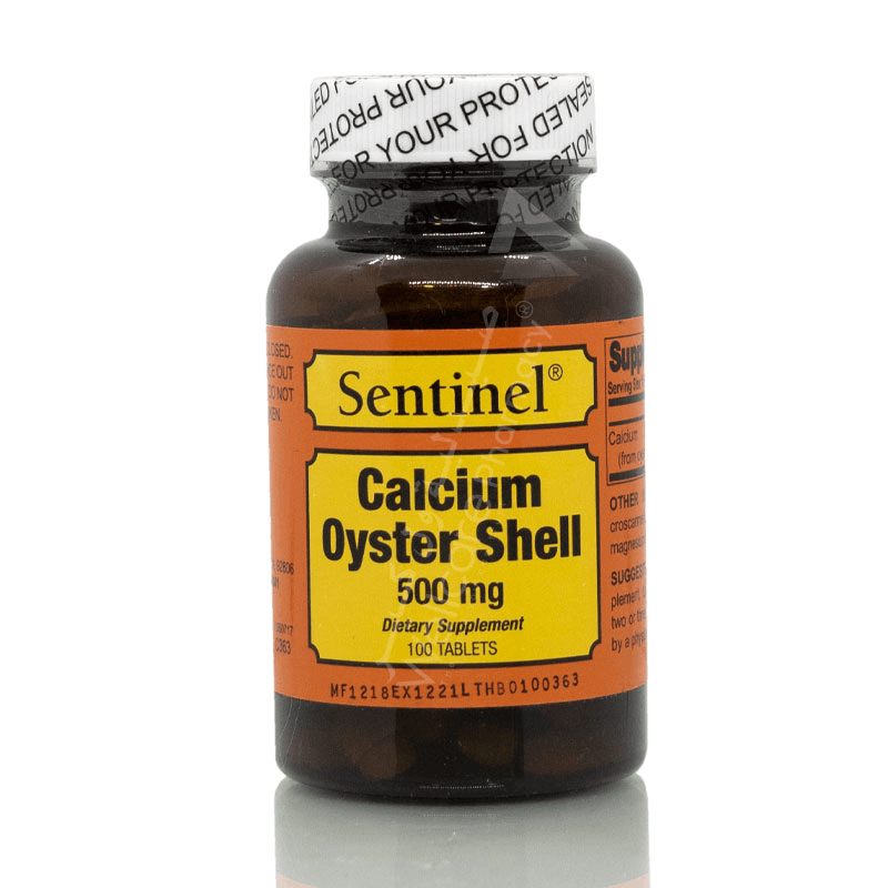Sentinel Oyster-Shell-Calcium-500mg-And-D-Tablets