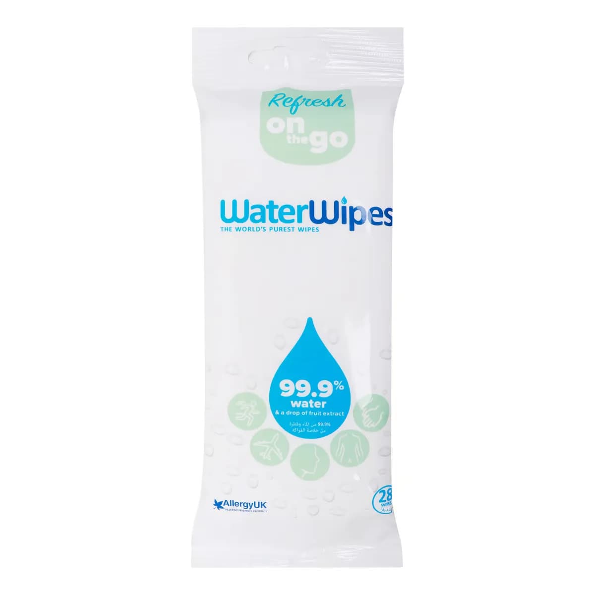 Waterwipes Refresh Onthego 28S