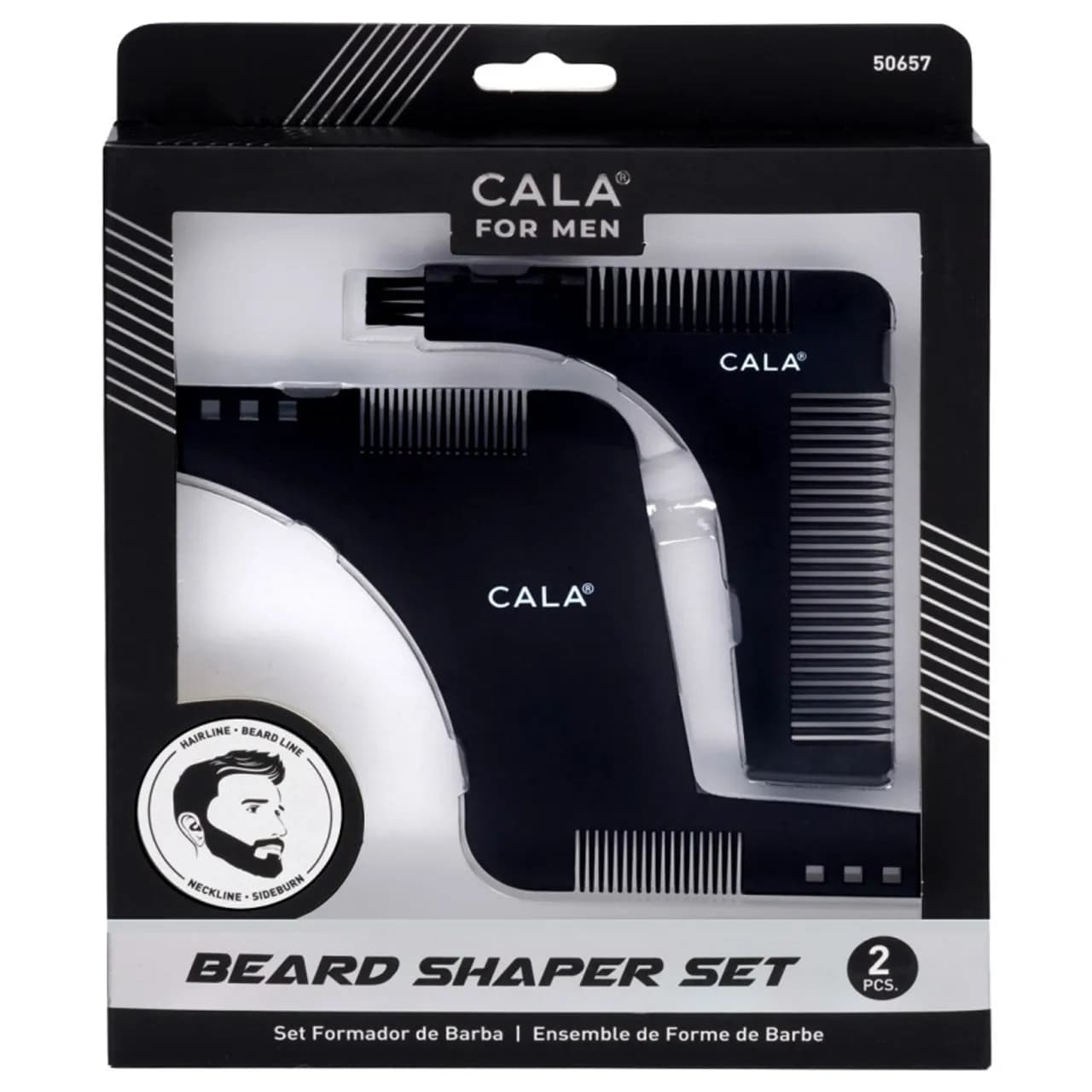 Cala Beard Shaper Set For Men 2pcs