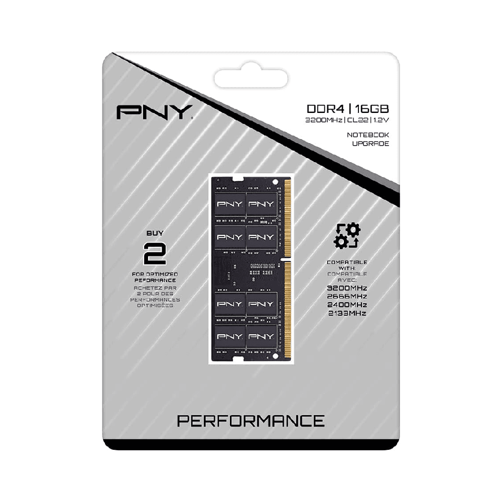 ذاكرة بي أن واي DDR4-16 جيجابايت 3200مبجا هرتز CL22 1.2V (ترقية لابتوب)