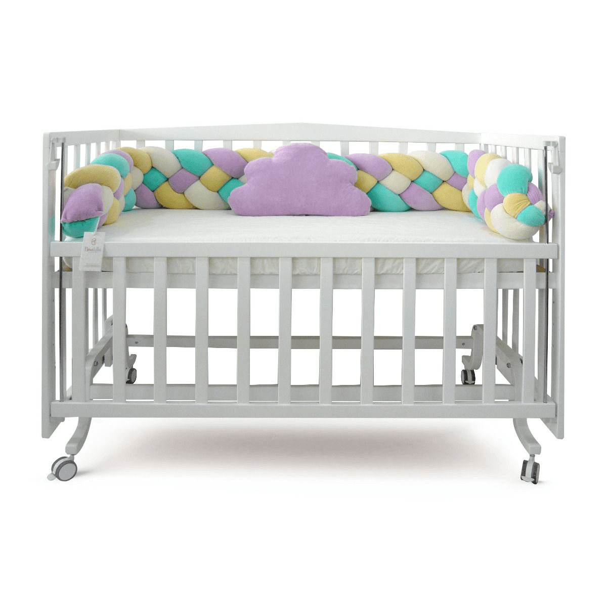 ElmaLella Aurora Braided Bedding Set Unicorn