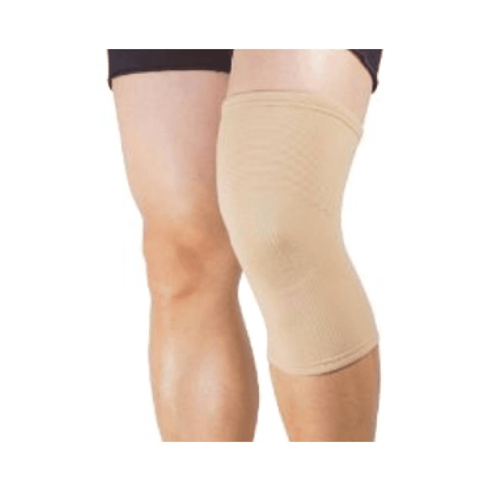 Elastic Knee Support Beige A7-002 Large