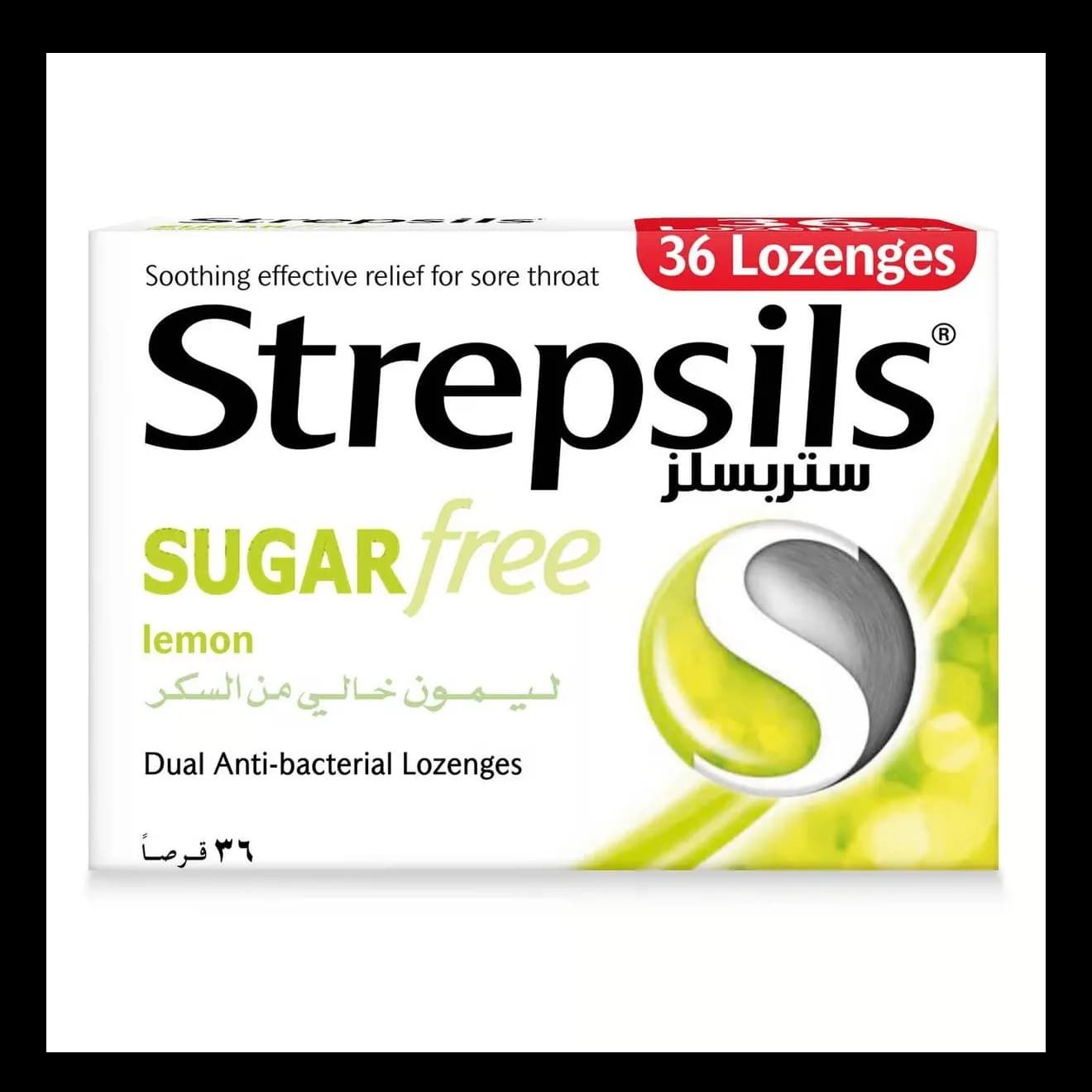 Strepsils Lemon Sufarfree 36S