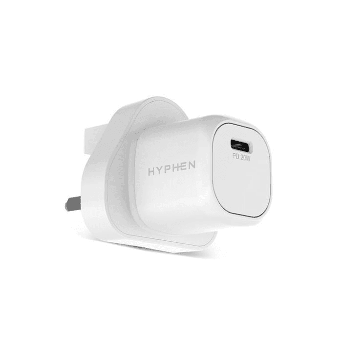 Hyphen M20Wukw7958 Mini Pd Adaptor - 20W Uk Plug White Wall Charger