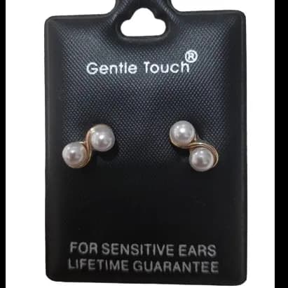 Gentle Touch 56 Double Pear Earring For Sensttive Ears