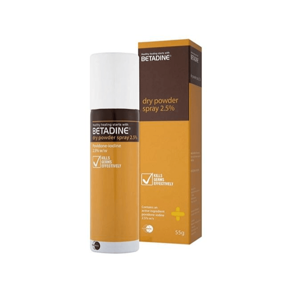 Betadine Antiseptic Dry Powder Spray 55g